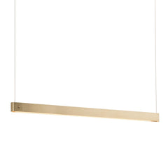 Hubbardton Forge 1-Light Fold LED Pendant, Dimmable, 775 Lumens, Adjustable Height, Multiple Finishes