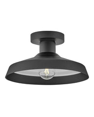 Hinkley Lighting Forge Small Flush Mount Ceiling Light, 6.5"H, Industrial Chic, UL Damp Rated, 1 x E26 Bulb