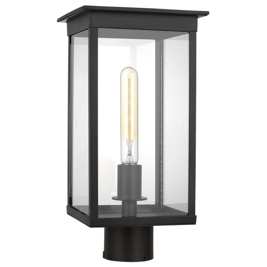 Freeport Medium Outdoor Post Lantern by Visual Comfort, Weather-Resistant, Heritage Copper Finish