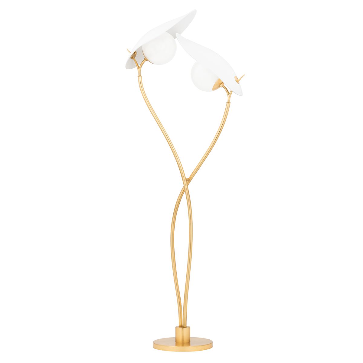 Frond Floor Lamp by Hudson Valley Lighting KBS1749401-GL/TWH