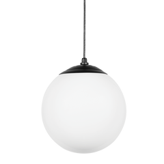 Laguna Large Pendant Light by Troy RLM - Modern Matte Black Design with Elegant Acrylic Shade