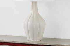 Glendora Table Lamp 31.5"H Aged Brass & Ceramic Misty Morning Finish by Hudson Valley Lighting