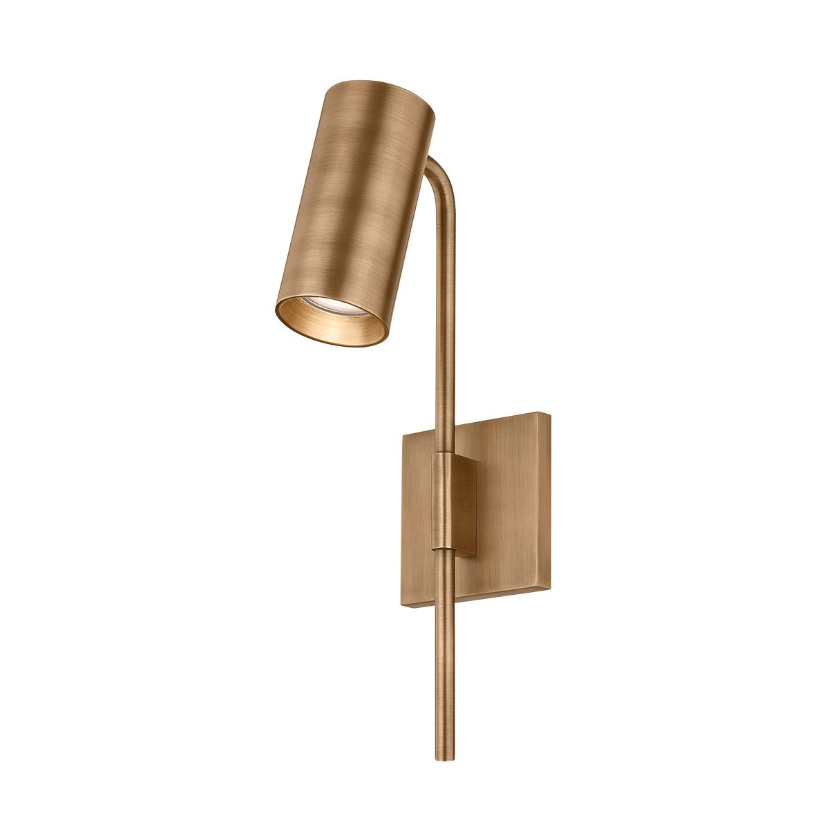 Gage Wall Sconce By Troy Lighting B1715 - Adjustable Pivoting Head, Patina Brass & Vintage Pewter Finishes