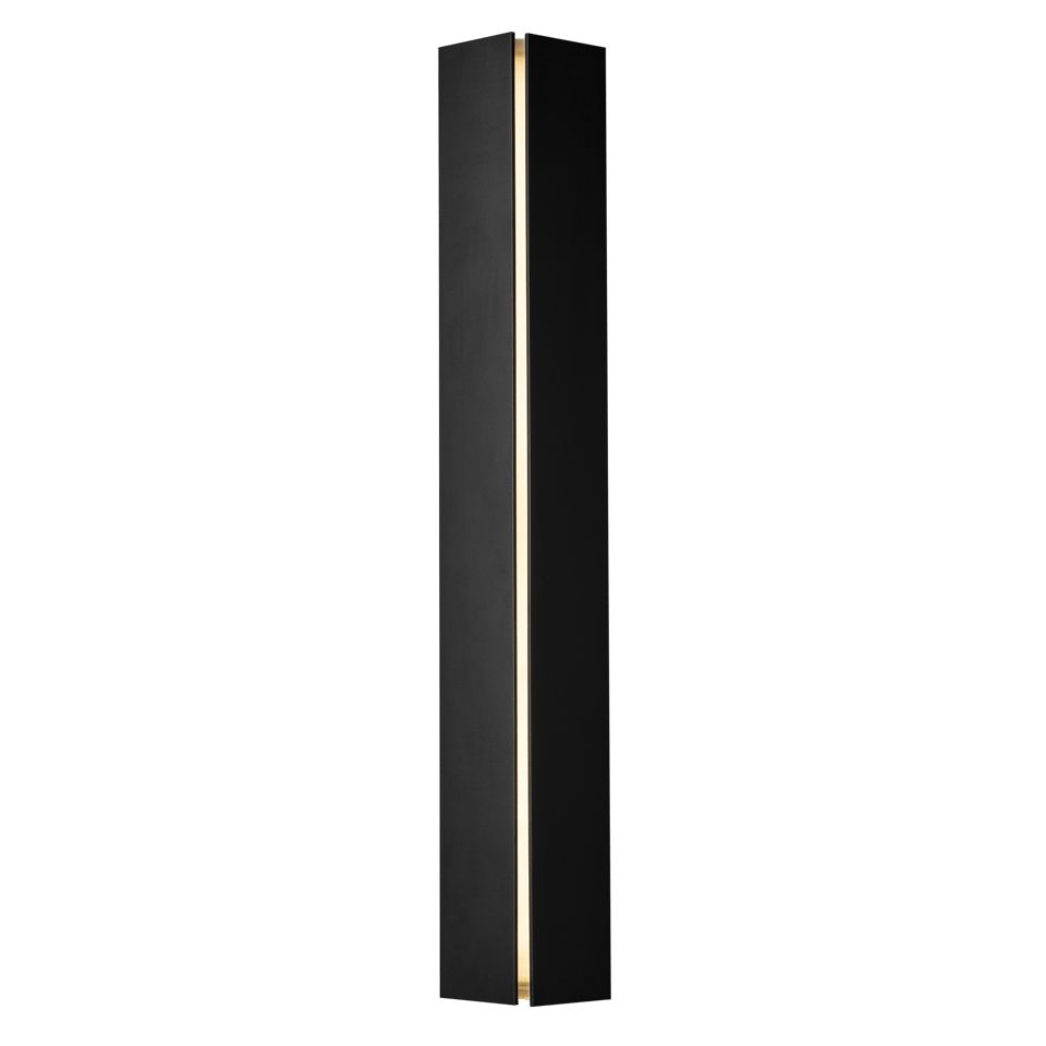 Gallery LED Sconce by Hubbardton Forge, 20W, 600 Lumens, Customizable Finishes, Damp Rated, Ivory Art Shade