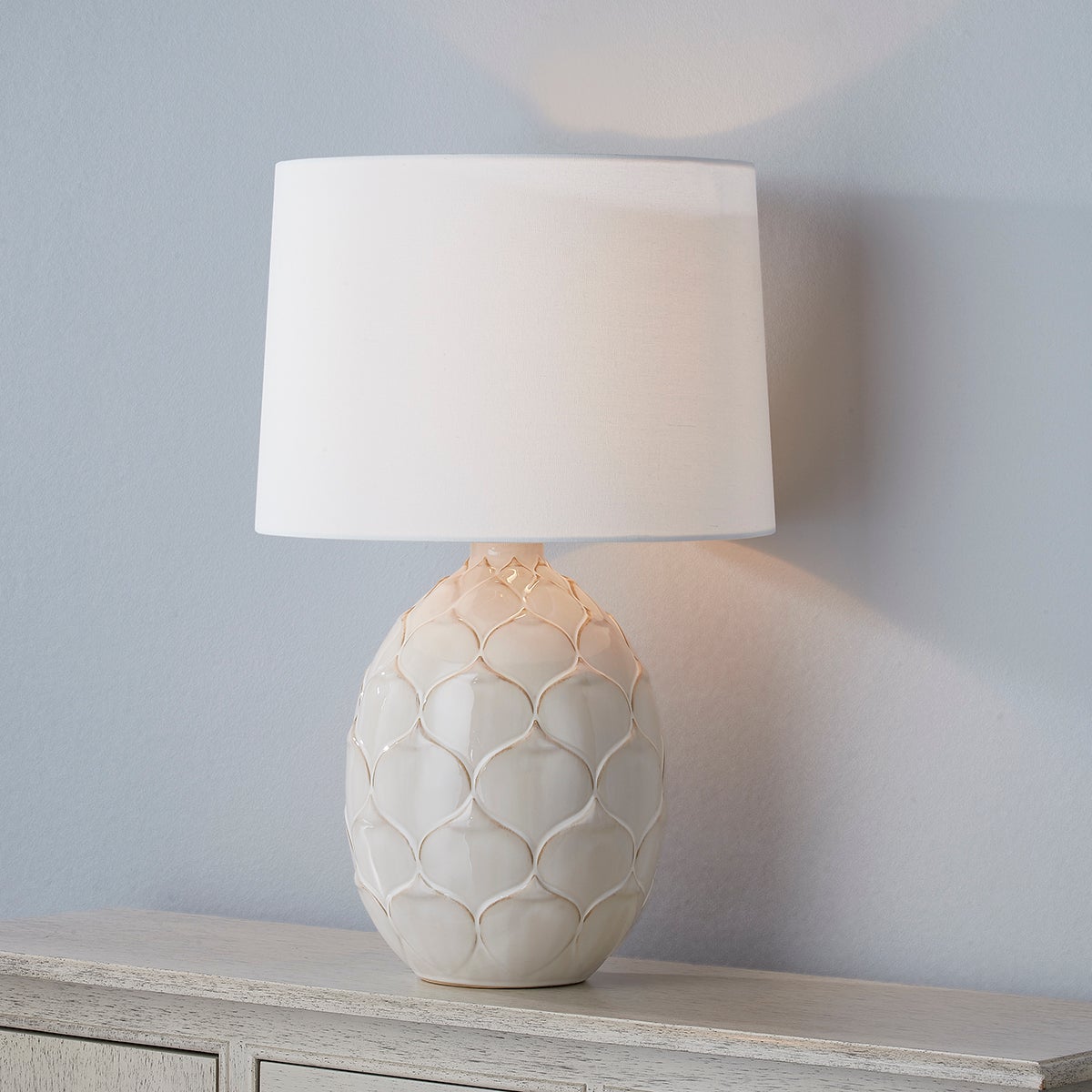 Gardena Table Lamp by Troy Lighting, Nature-Inspired Design, Dimmable Functionality, 23.25"H