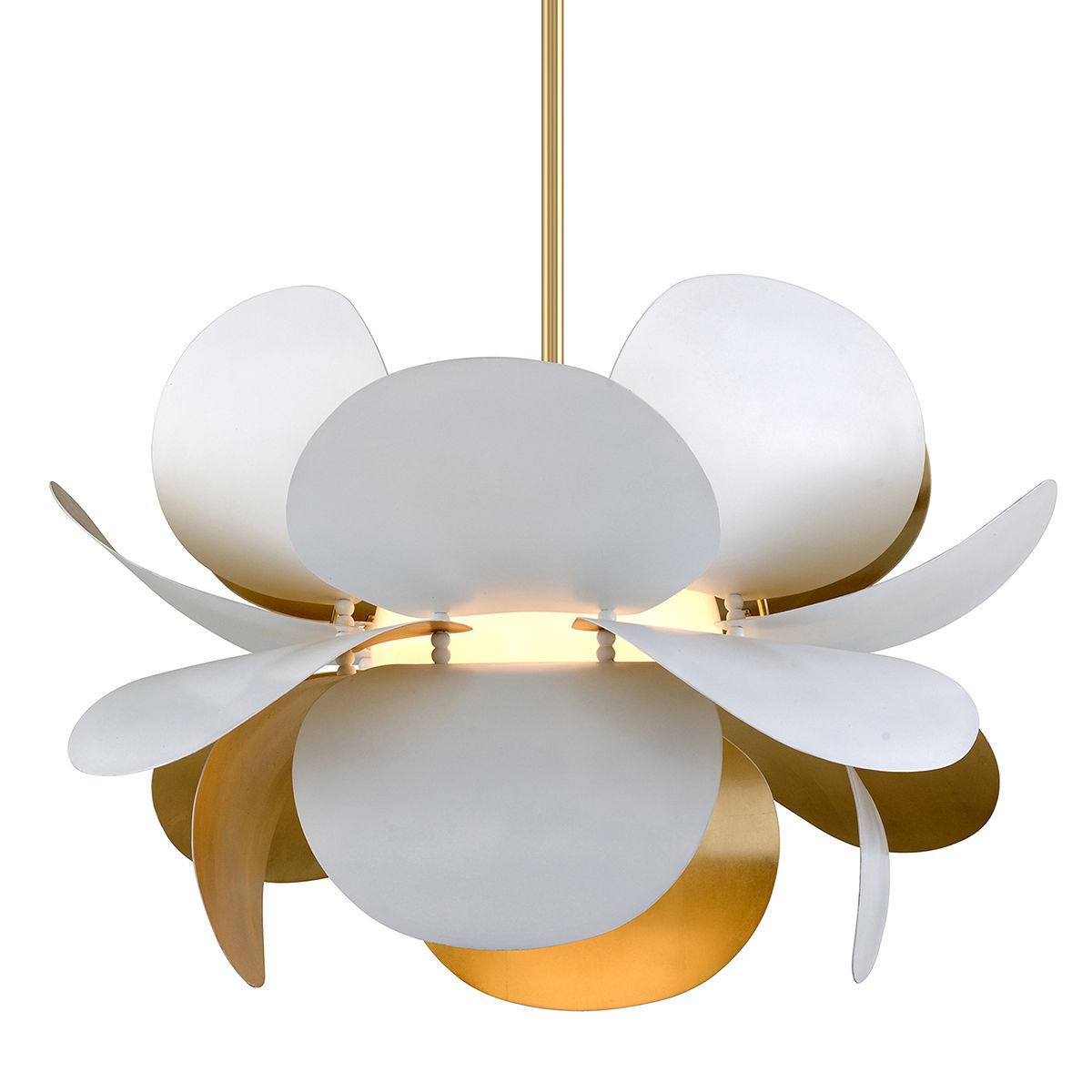 Ginger Medium Chandelier By Corbett Lighting, Dimmable, Adjustable Height, Elegant Design