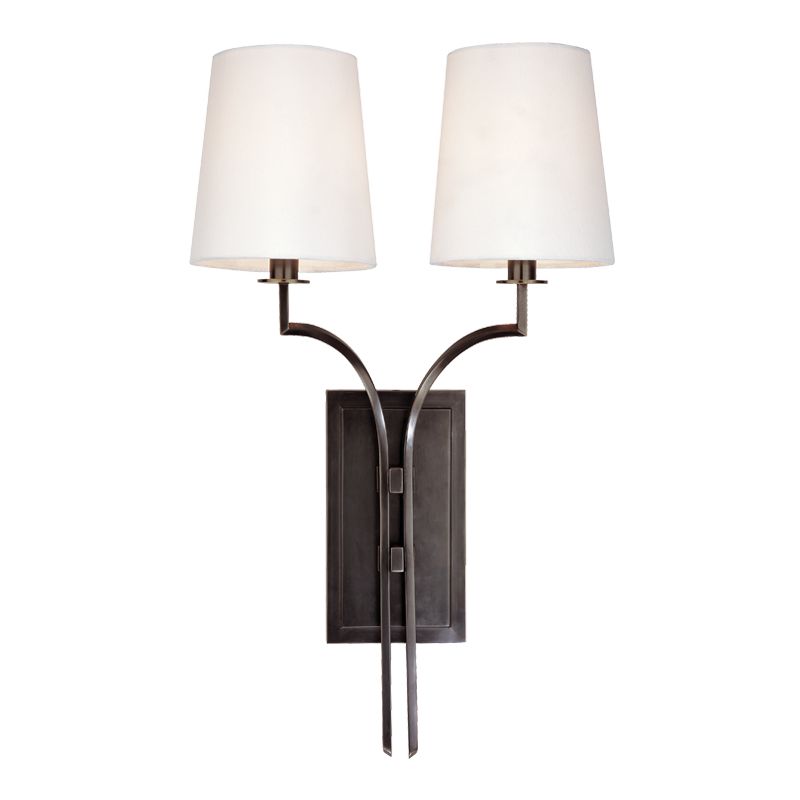 Glenford 2-Light Sconce by Hudson Valley Lighting 3112