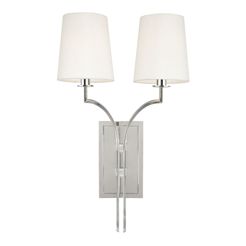 Glenford 2-Light Sconce by Hudson Valley Lighting 3112