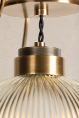 Glint Large Semi-Flush Ceiling Light by Troy Lighting C2118-PBR