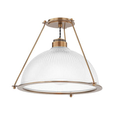 Glint Large Semi-Flush Ceiling Light by Troy Lighting C2118-PBR