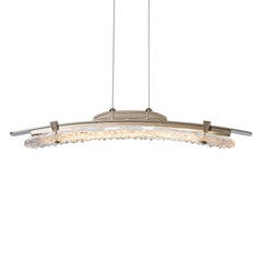 Glissade LED Pendant Light by Hubbardton Forge with Adjustable Height and Dimmable Feature, Multiple Finishes