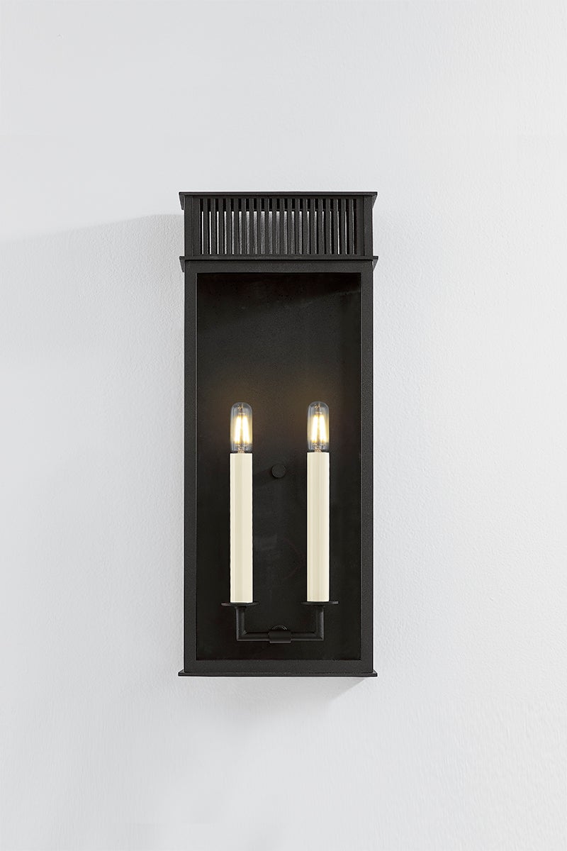 Gridley Large Outdoor Wall Sconce by Troy Lighting B6022-TBK