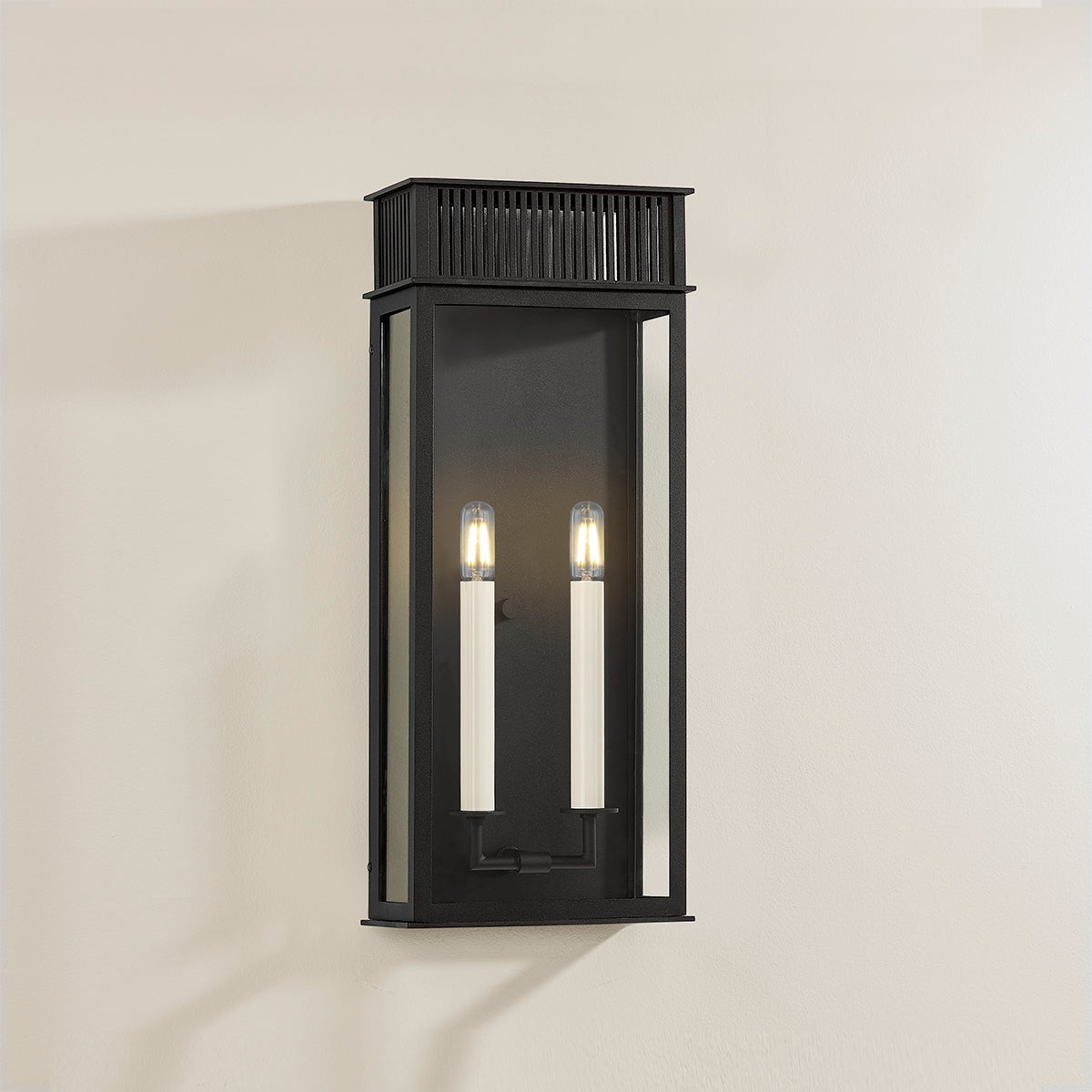 Gridley Large Outdoor Wall Sconce by Troy Lighting B6022-TBK