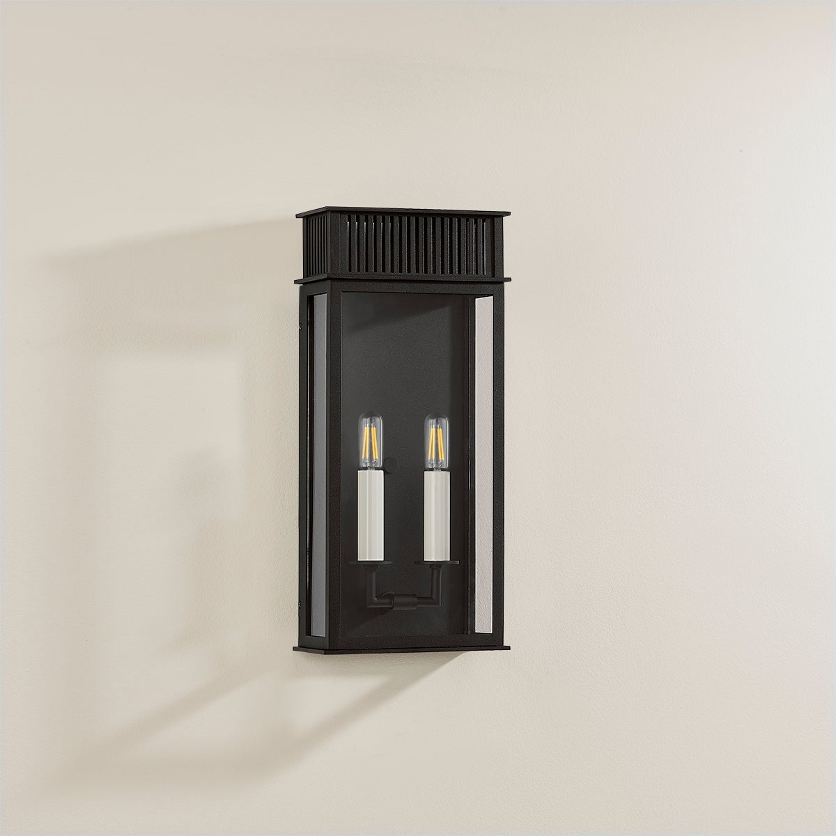 Gridley Medium Outdoor Wall Sconce by Troy Lighting B6018-TBK