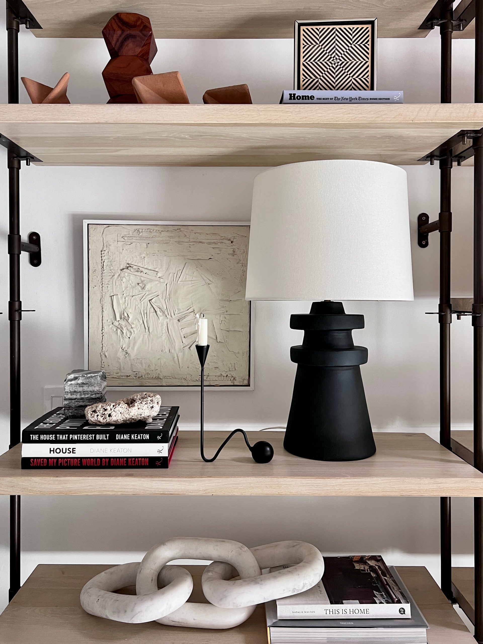 Grover Table Lamp by Troy Lighting PTL1225-PBR/CCH