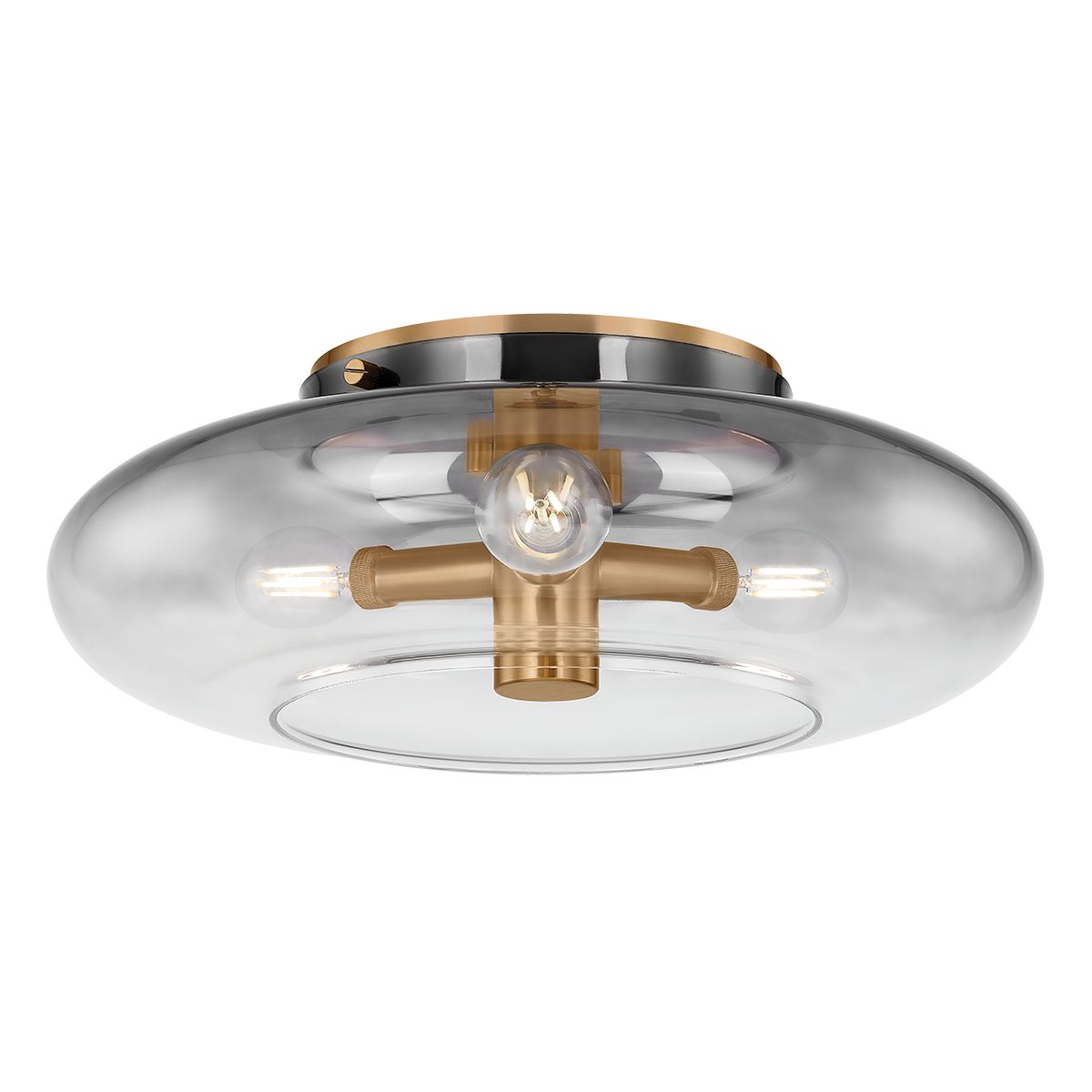 Gunner Flush Mount by Troy Lighting C2915-PBR