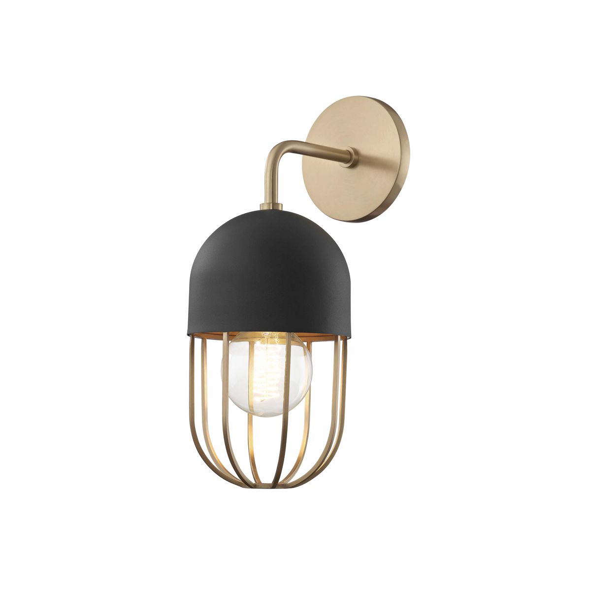 Haley Sconce by Mitzi H145101-AGB/BK