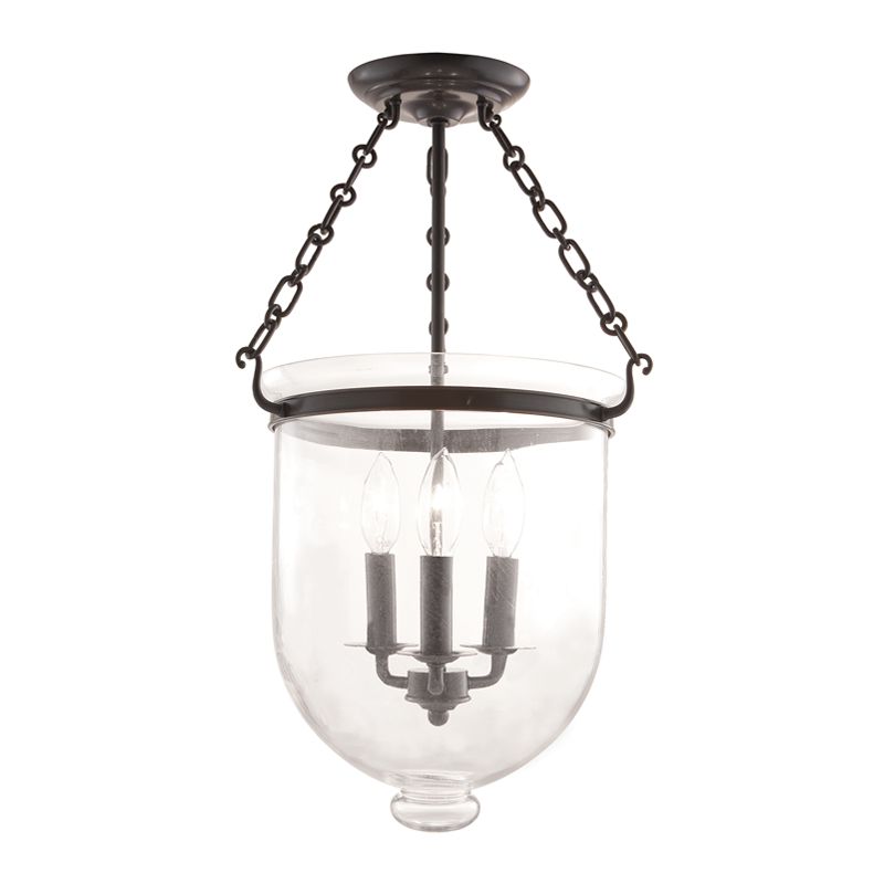 Hampton Large Semi-Flush Ceiling Light by Hudson Valley Lighting 253