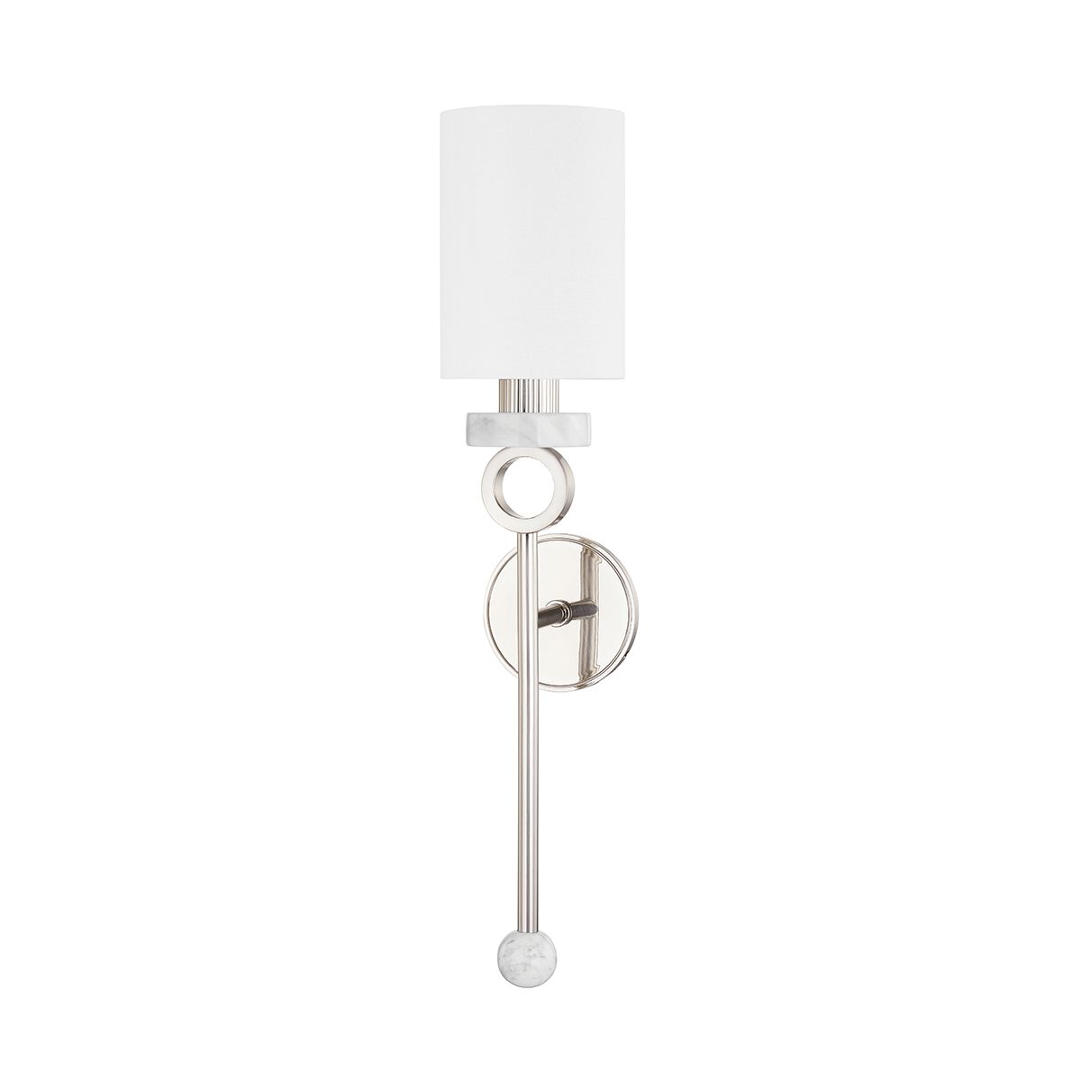 Haru Sconce 26.5" Modern Wall Light by Corbett Lighting - Dimmable, UL Damp Rated, Elegant Design