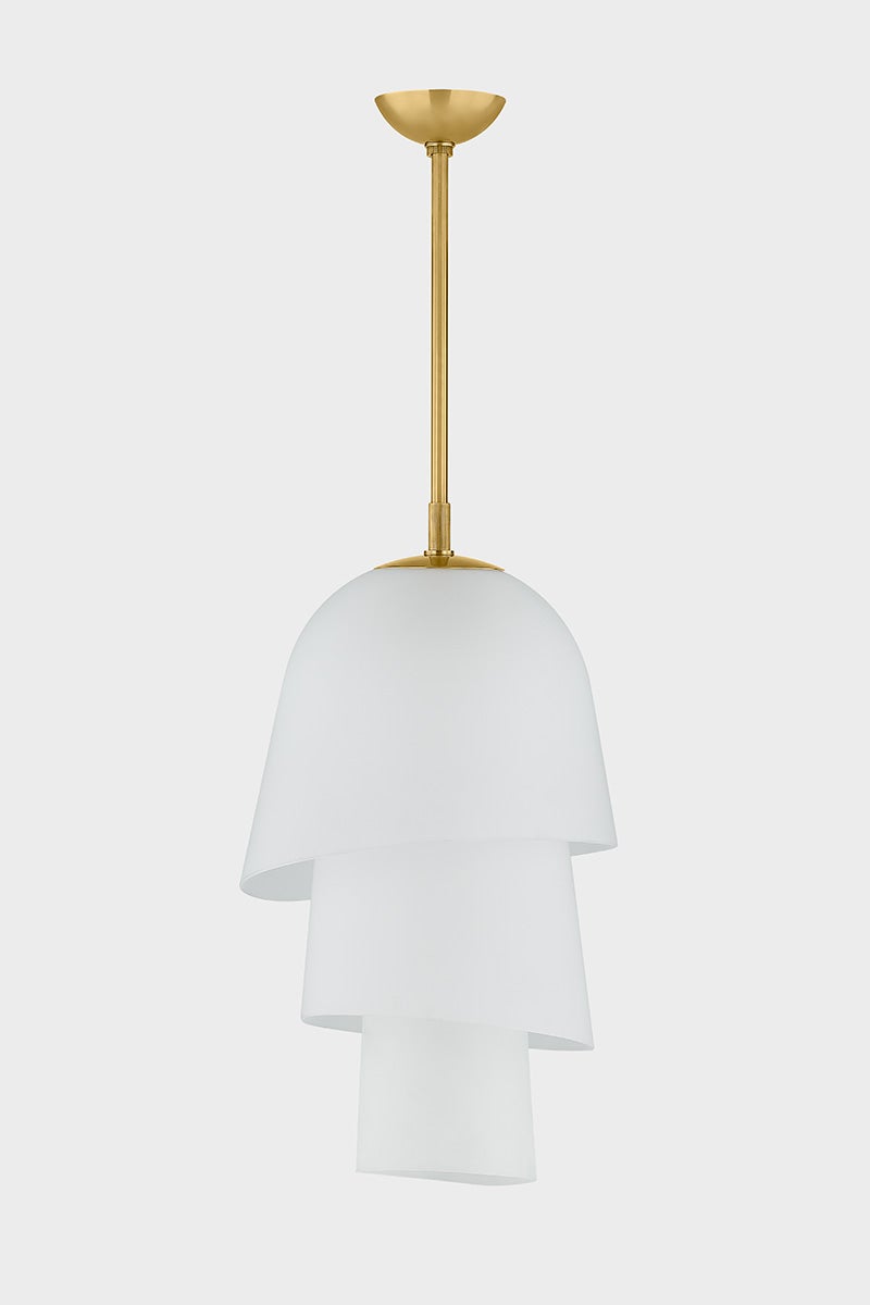 Hela Large Pendant by Corbett Lighting 470-18-VB