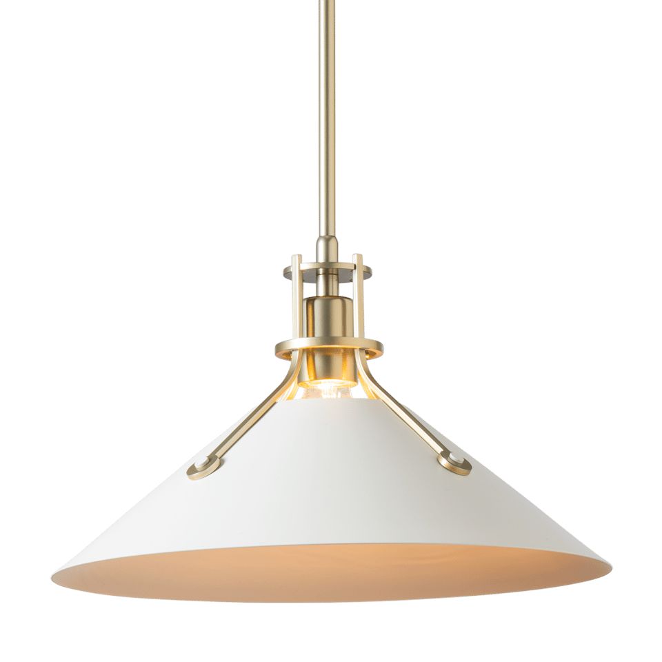 Henry Medium Steel Shade Pendant by Hubbardton Forge 134550