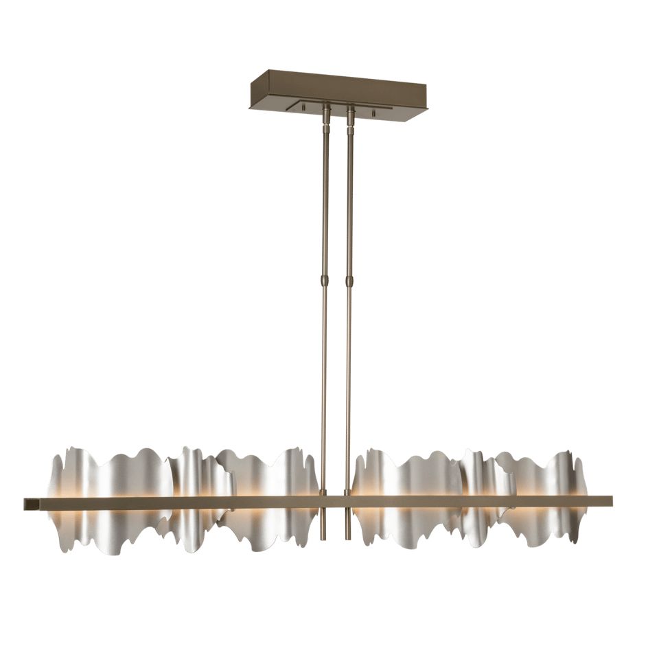 Hildene Large LED Pendant by Hubbardton Forge - Dimmable, 1880 Lumens, Adjustable Height, Multiple Finishes