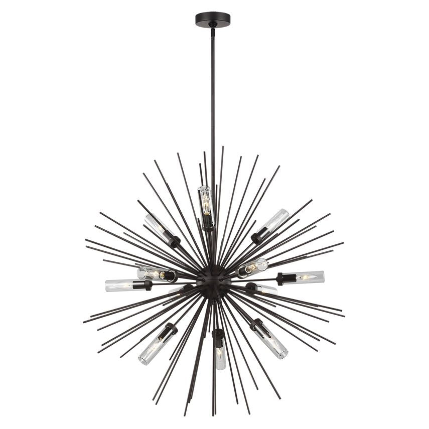 Hilo Large Outdoor Chandelier by Visual Comfort OLF3296/12ORB