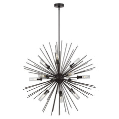 Hilo Large Outdoor Chandelier by Visual Comfort OLF3296/12ORB