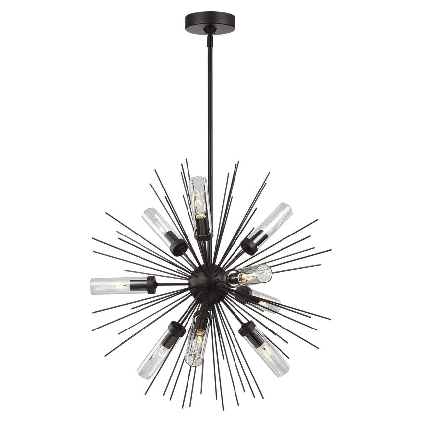 Hilo Small Outdoor Chandelier by Visual Comfort OLF3295/9ORB