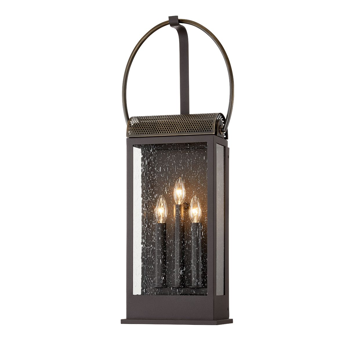 Holmes Large Outdoor Wall Sconce by Troy Lighting B7423-HZ/BR