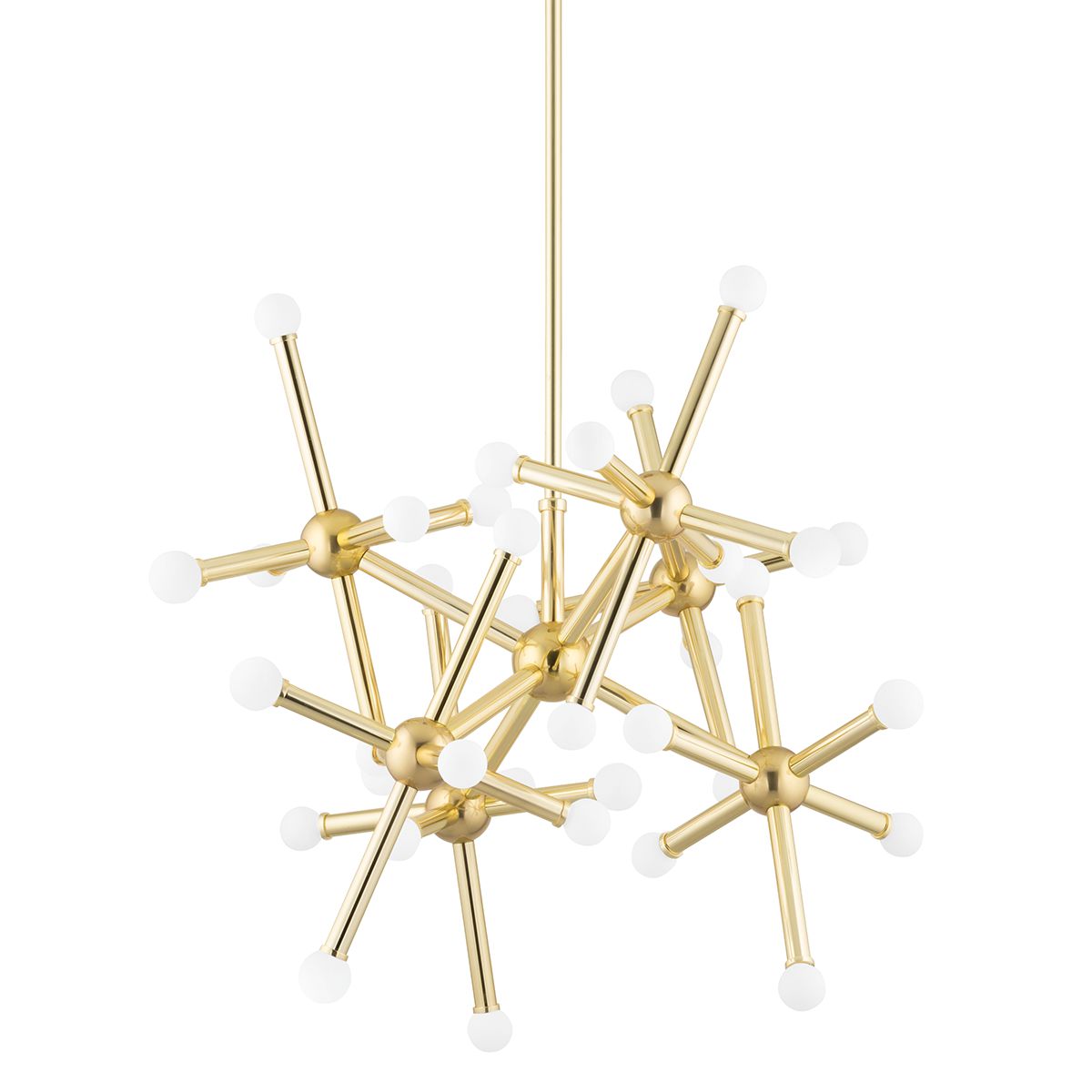 Jackstone Chandelier by Corbett Lighting 400-36-VPB