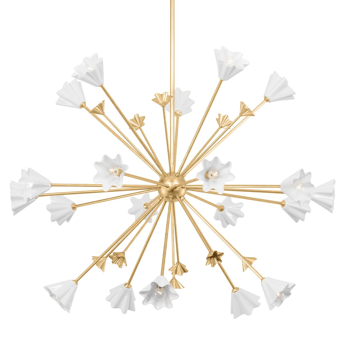 Julieta Large Chandelier by Corbett Lighting 451-44-VGL