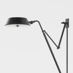 Justin Plug-In Sconce by Troy Lighting, Adjustable Dimmable 3-Bulb Design, Soft Black Finish