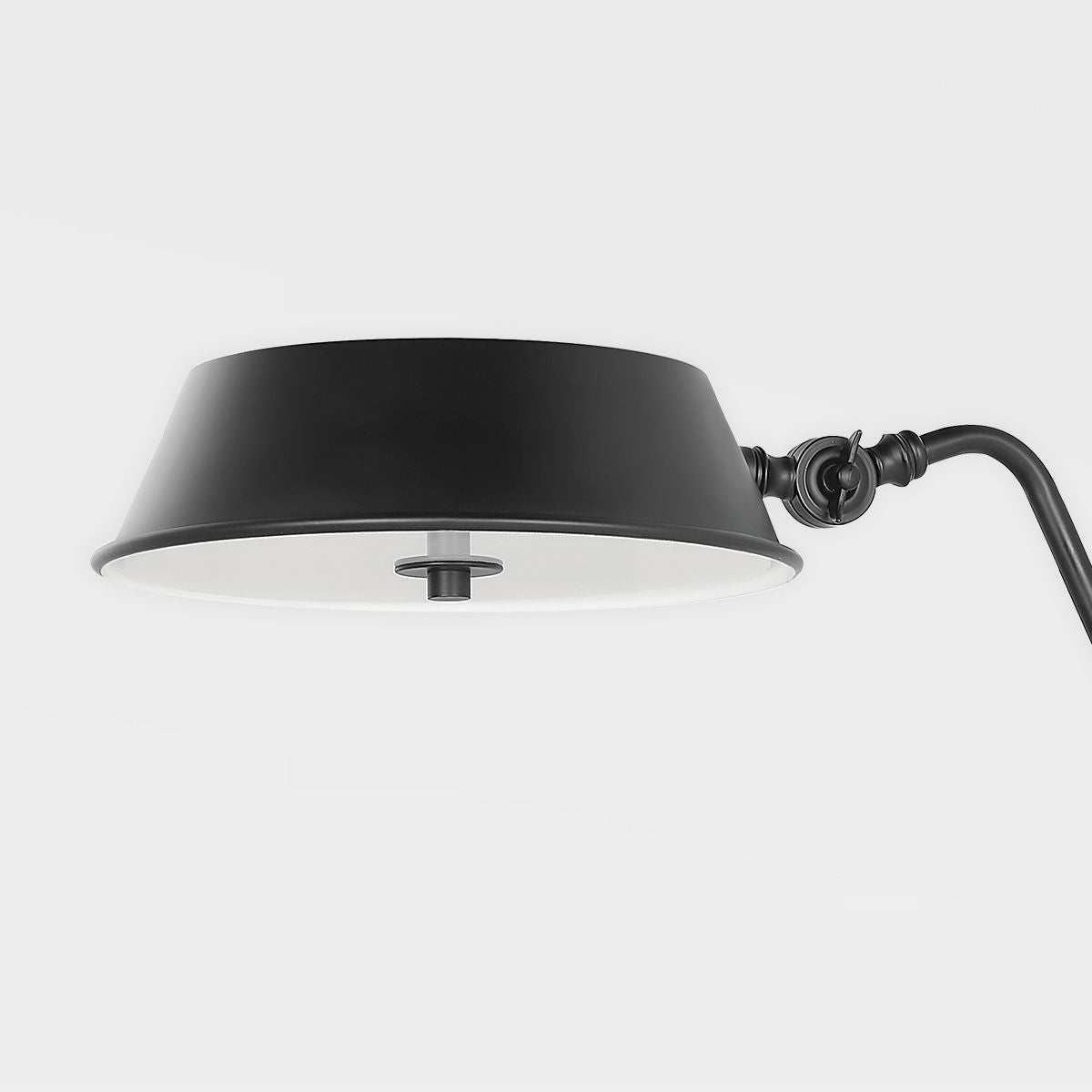 Justin Plug-In Sconce by Troy Lighting, Adjustable Dimmable 3-Bulb Design, Soft Black Finish