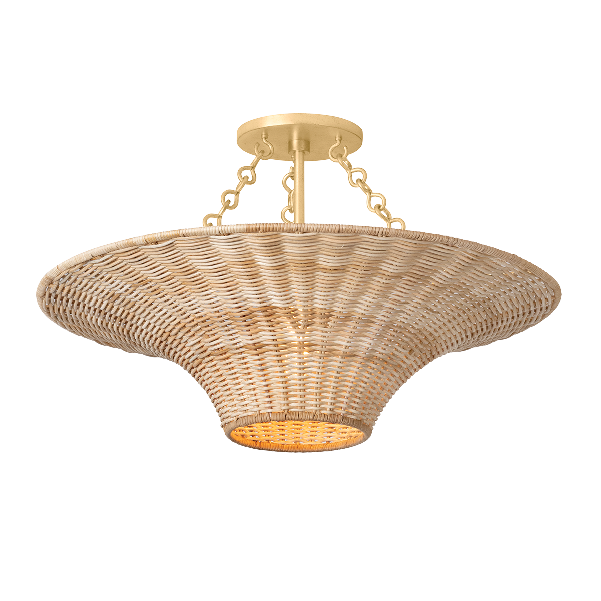 Ketan Semi-Flush Ceiling Light