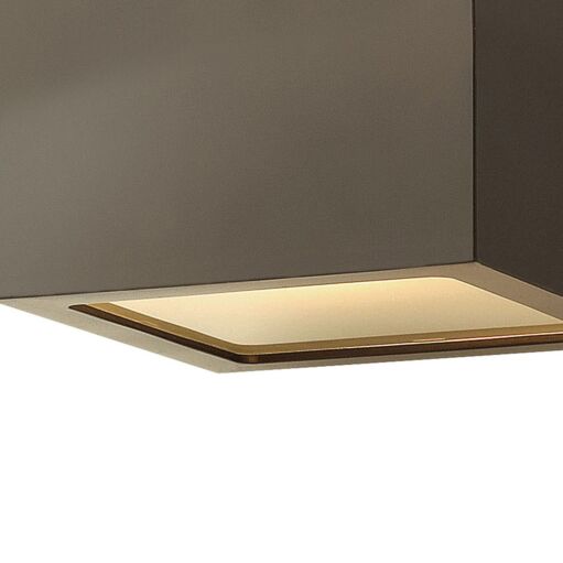 Kube Small Flush Mount by Hinkley Lighting, 6" Wide, 600 Lumens, Energy Efficient, 3 Finishes Available