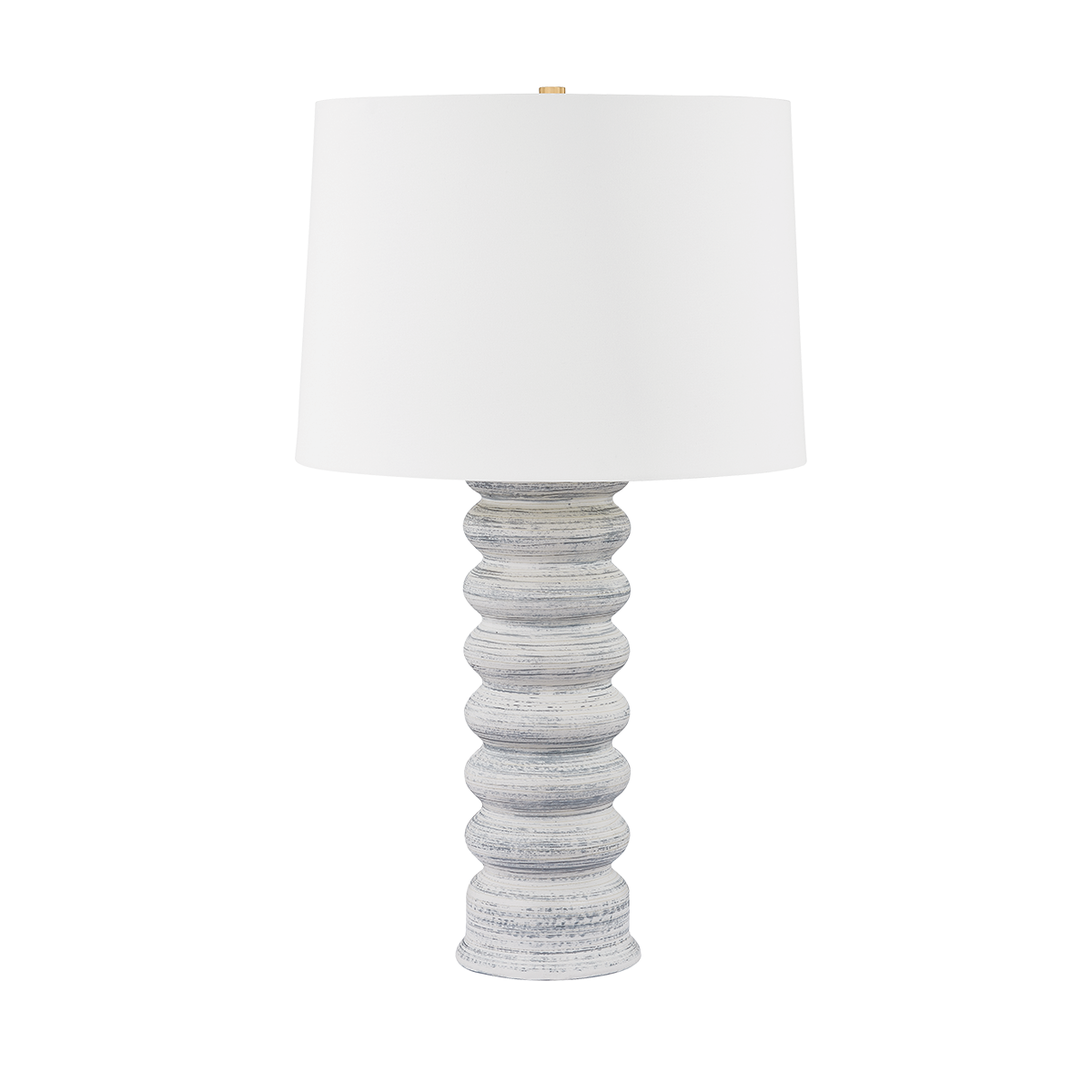 Harwinton 33" Table Lamp by Hudson Valley Lighting - Aged Brass & Ceramic, Dimmable, Versatile Design