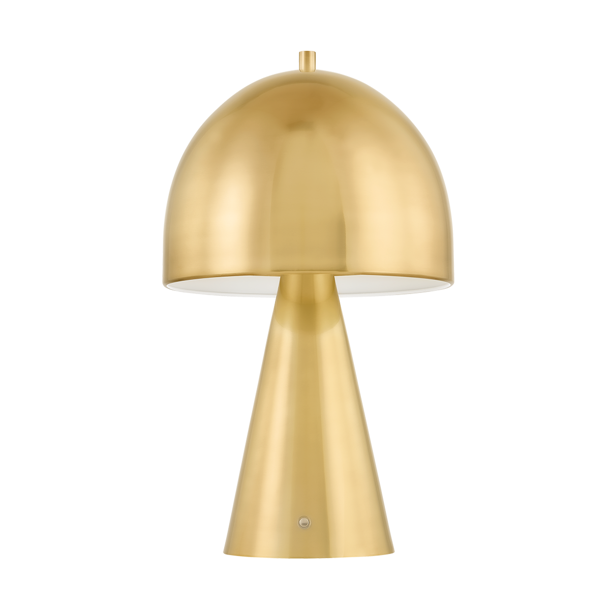 Hudson Valley Lighting Hopkinton Rechargeable Table Lamp - Dimmable LED, 12-15 Hrs Battery Life, Aged Brass/Bronze