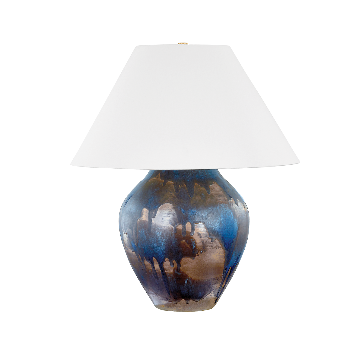 Pleasantville 26" Table Lamp by Hudson Valley Lighting with Unique Glaze Finish and Dimmable Light