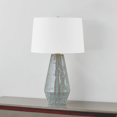 Alloway Table Lamp 31" by Hudson Valley Lighting, Coastal-Inspired Ceramic with White Linen Shade