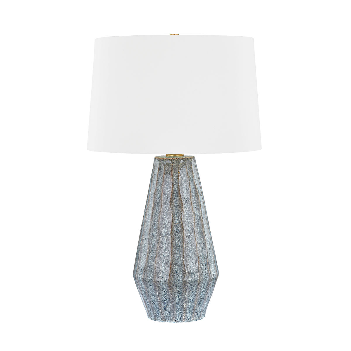 Alloway Table Lamp 31" by Hudson Valley Lighting, Coastal-Inspired Ceramic with White Linen Shade