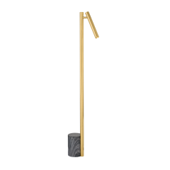 Circleville Floor Lamp by Hudson Valley Lighting, 54" Height, Aged Brass, Dimmable LED, ETL Rated