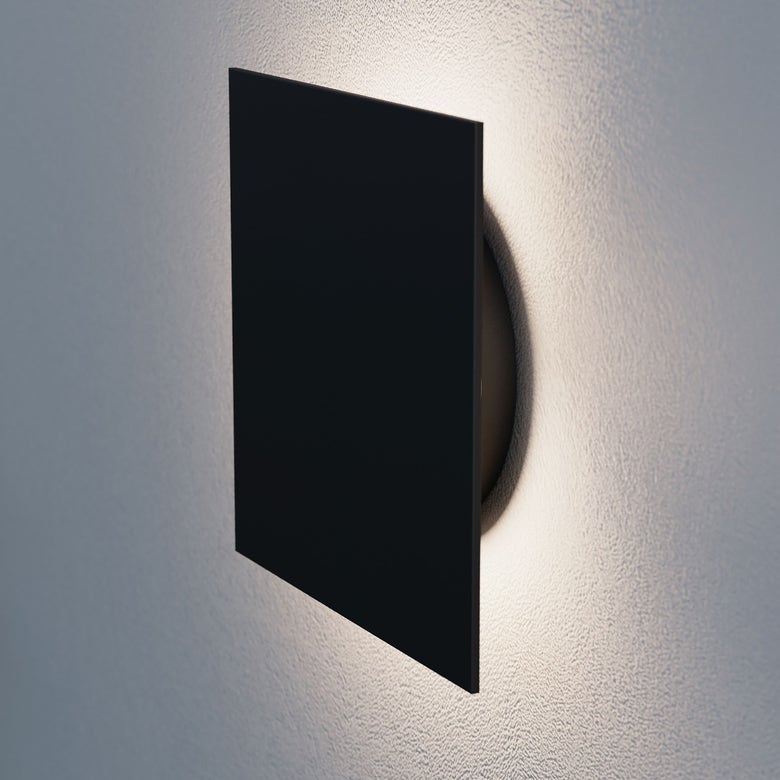 SONNEMAN LP Square LED Wall Sconce 1400 Lumens 3000K Dimmable Indoor Outdoor Textured Finish