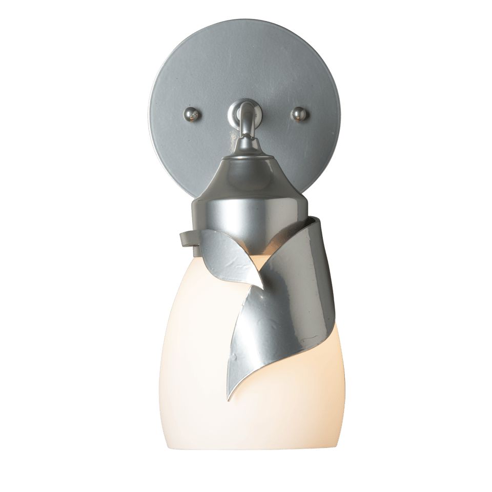 Lapas 1-Light Bath Sconce With Adjustable Up-Light/Down-Light, Leaf Accents, Dimmable Options