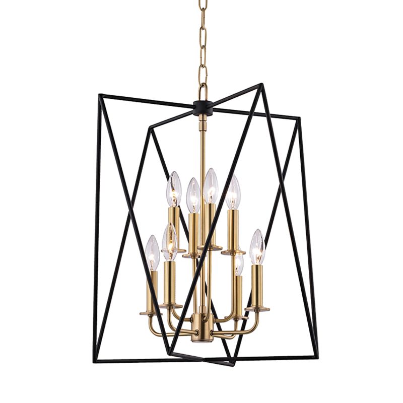 Laszlo 8-Light Pendant by Hudson Valley Lighting 1118-AGB