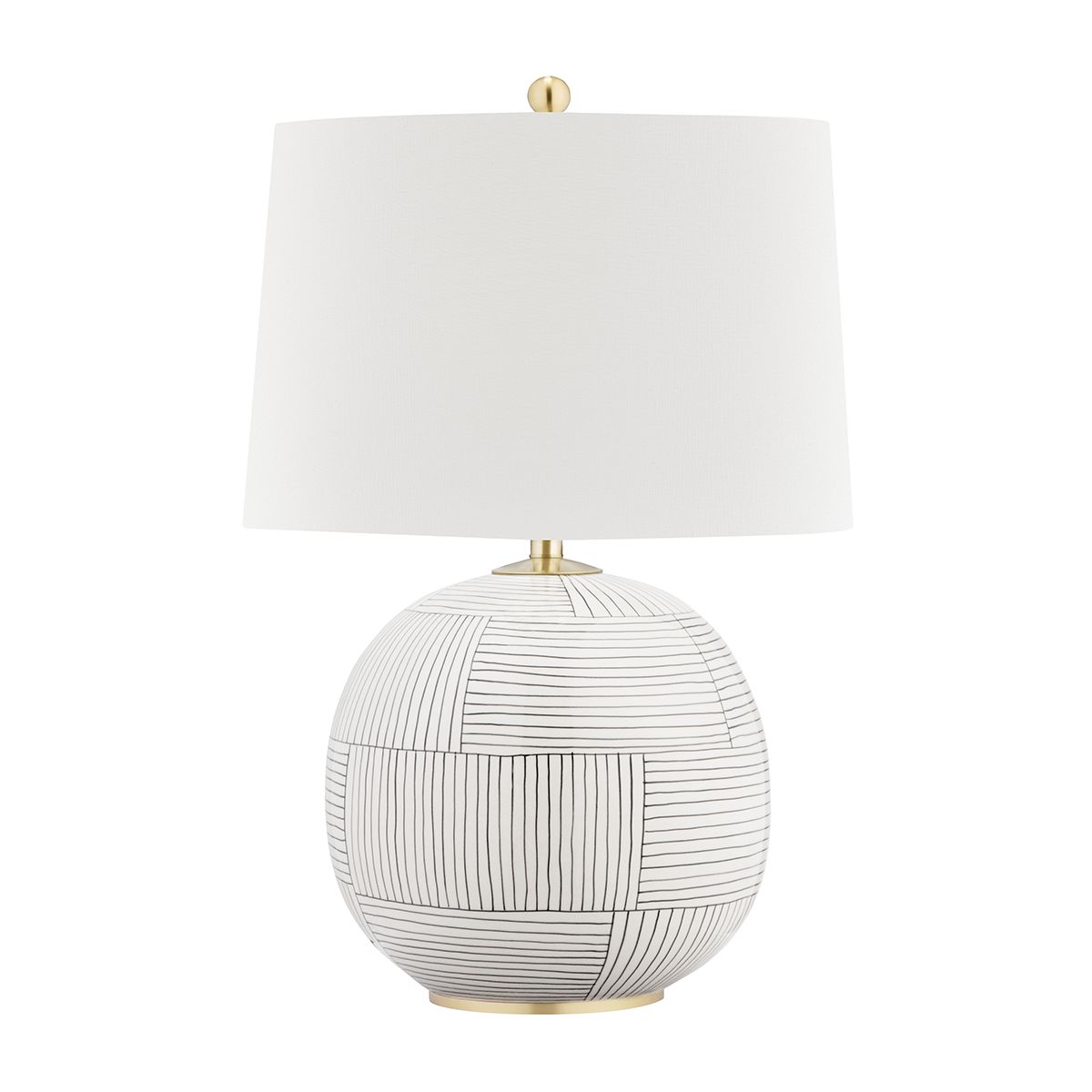 Laurel Table Lamp by Hudson Valley Lighting L1380-AGB/ST