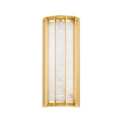 Leda Sconce by Corbett Lighting 346-14-VB, Vintage Gold Leaf, Dimmable, LED, 575 Lumens, Elegant Design