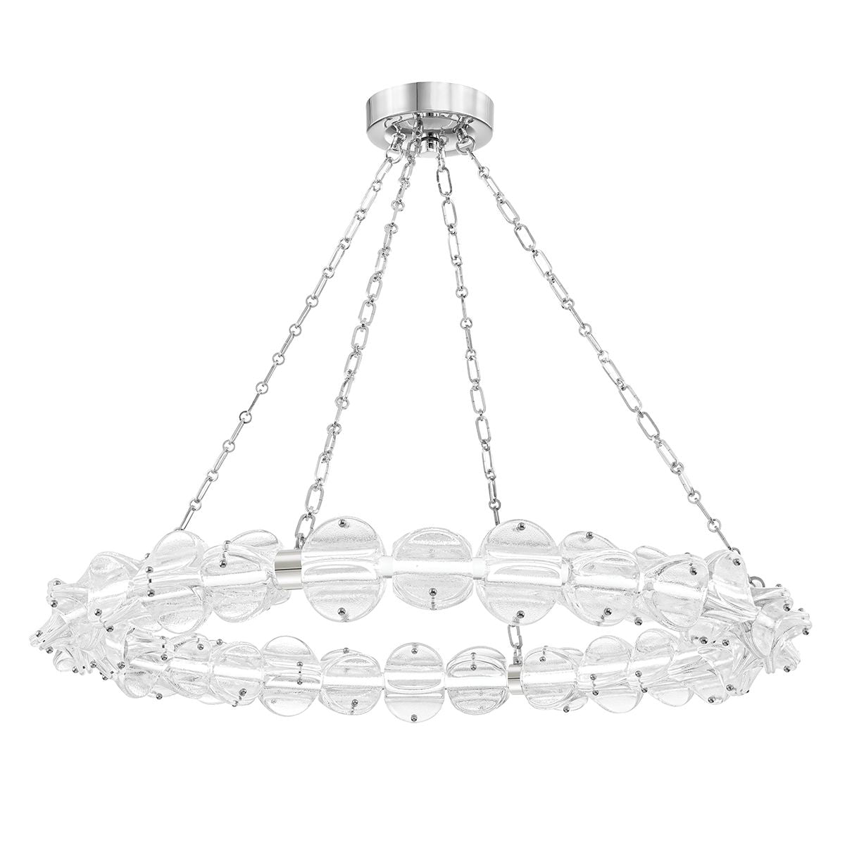 Lindley Chandelier 1938 by Hudson Valley Lighting - Elegant Aged Brass & Polished Nickel Finish, Dimmable, 3,275 Lumens