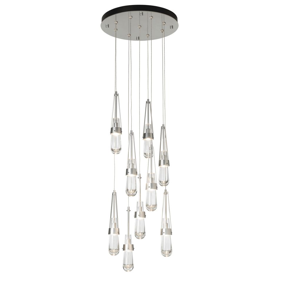 Link 9-Light Clear Glass Pendant by Hubbardton Forge 131108