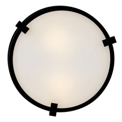 Lowell Small Flush Mount by Hinkley Lighting, 5W Energy Efficient, Black & Bronze Finish, UL Damp Rated